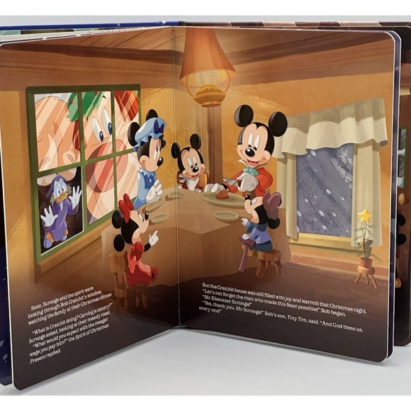 Disney Mickey & Friends Christmas Carol Book - Picture 3 of 3